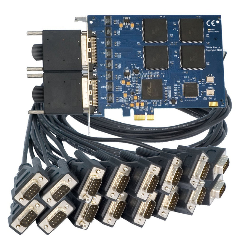 SeaLevel cartes PCI Express Asynchrones 1 à 8 ports Série - Matlog