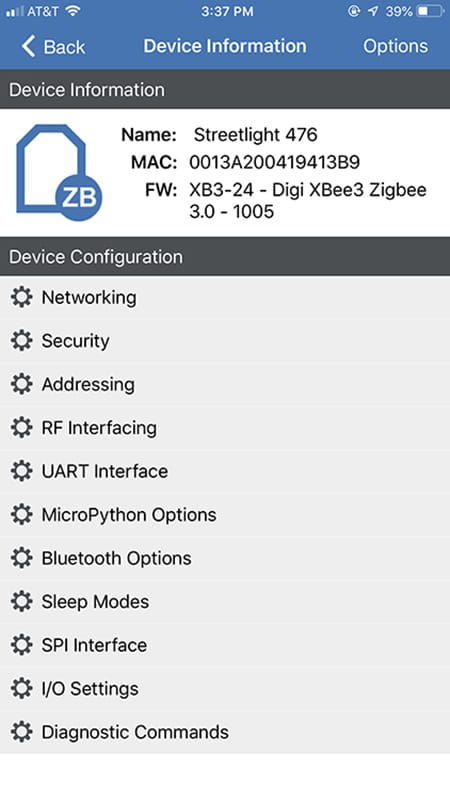 XBee Mobile App BLE - XBee Série 3 - Matlog